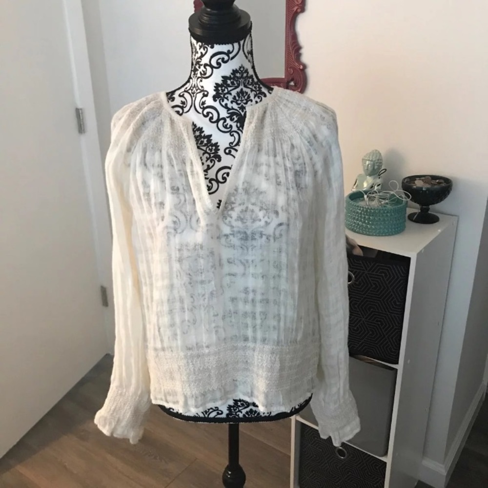 Tory Burch linen blouse